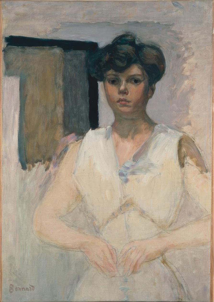 Öltözködő nő alkotó: Pierre Bonnard