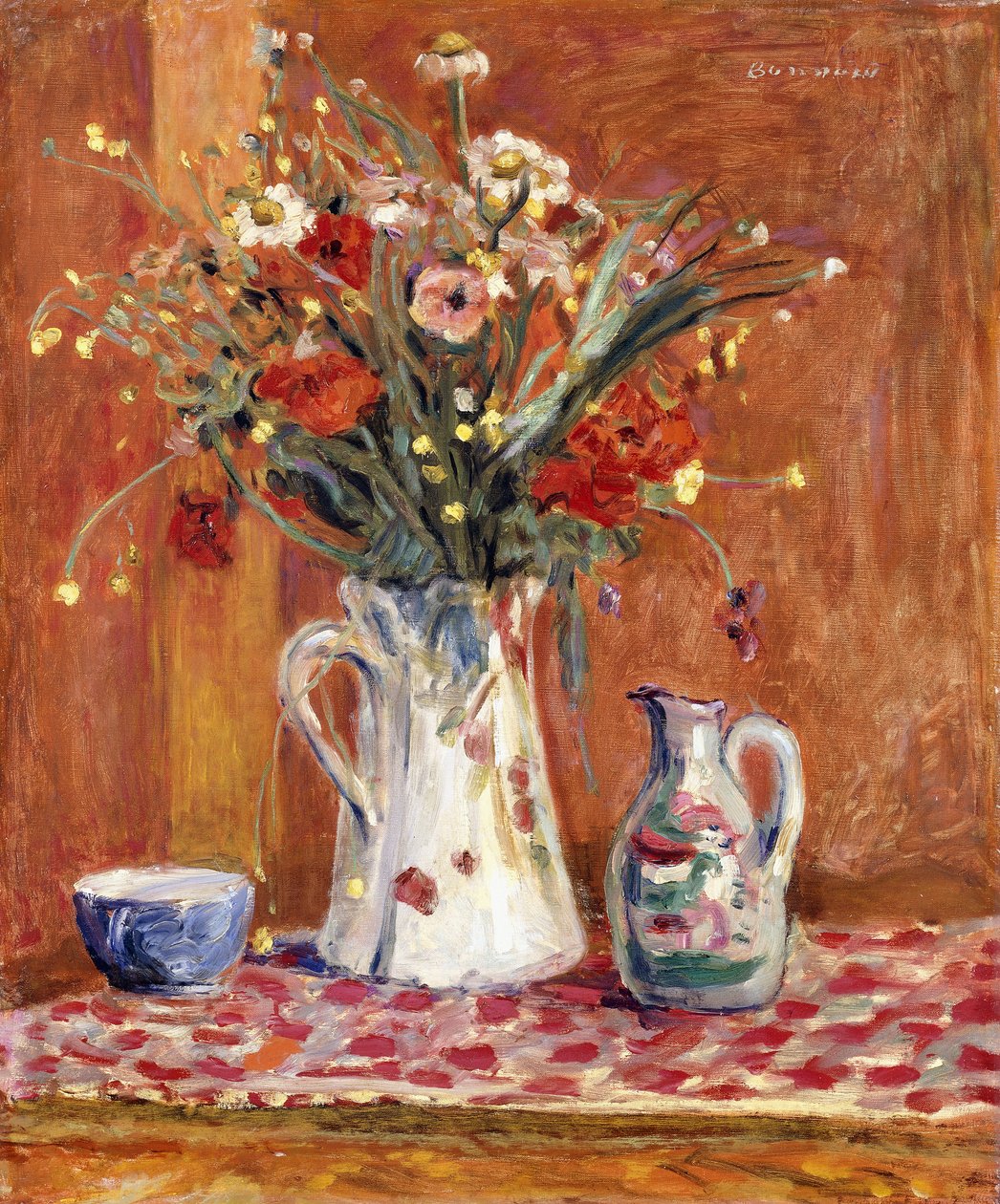 Virágok kerámiával alkotó: Pierre Bonnard