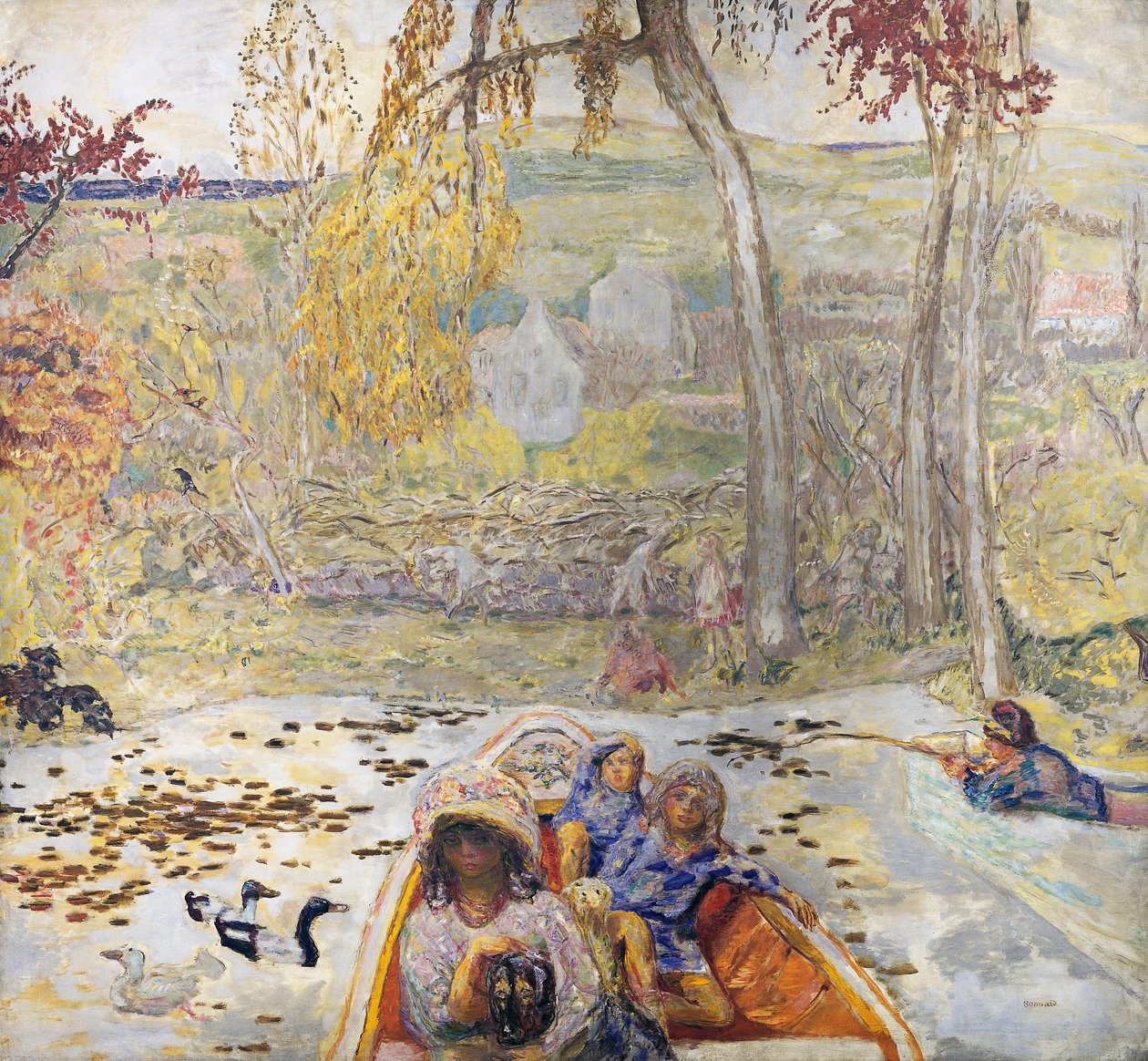 Egy csónakban alkotó: Pierre Bonnard