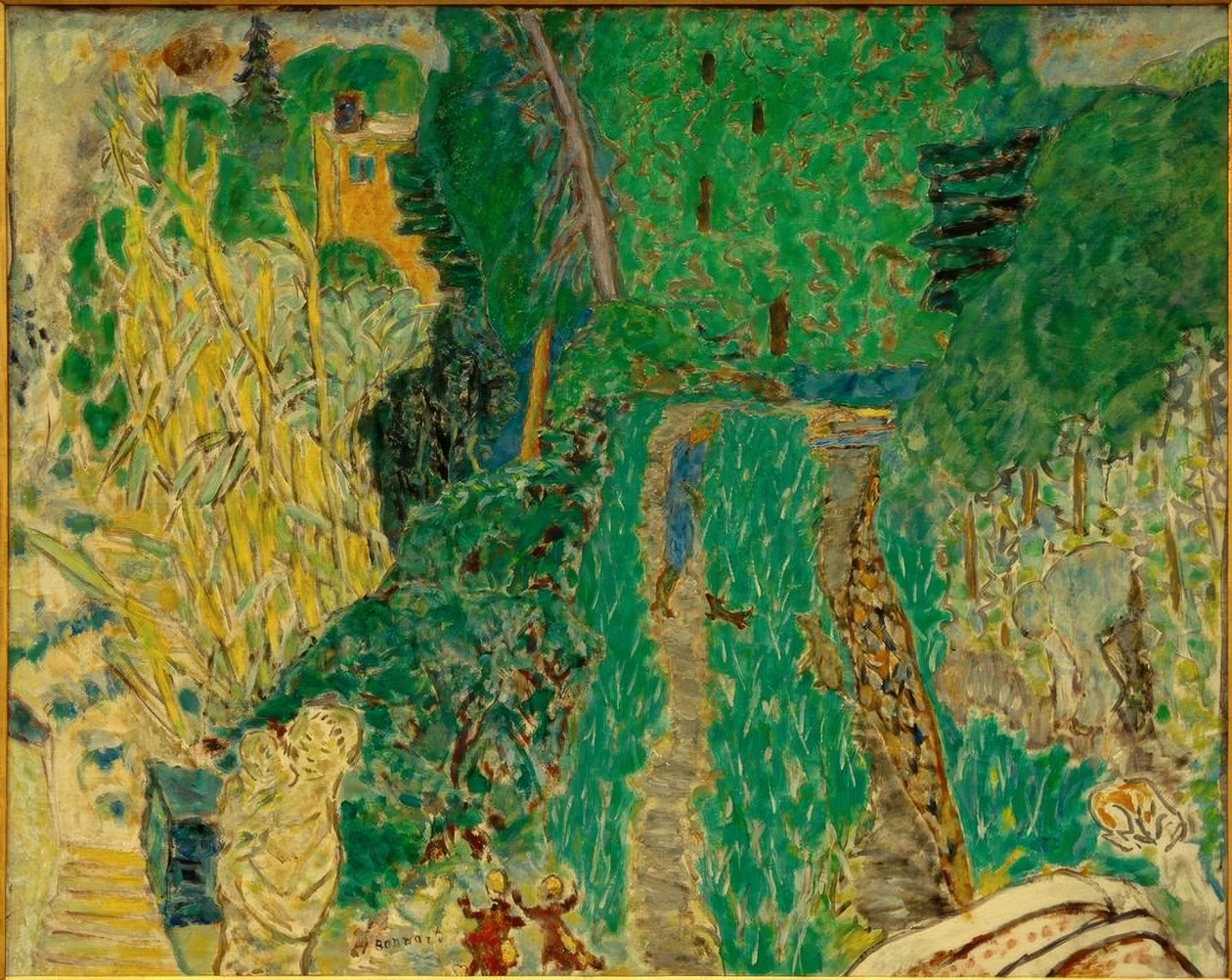 Kert a kis hídnál alkotó: Pierre Bonnard