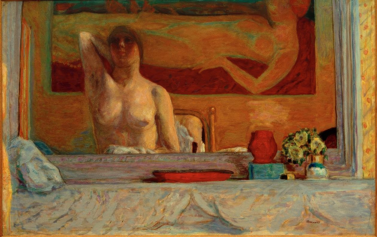 La Cheminée (Nő a WC-jén) alkotó: Pierre Bonnard