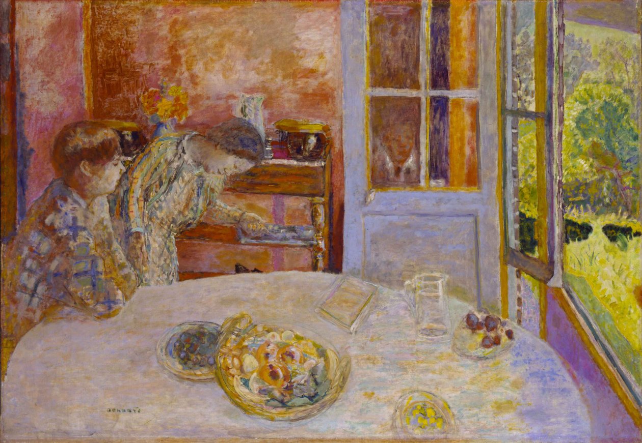 The Dining Room, Vernon, c. 1925. alkotó: Pierre Bonnard