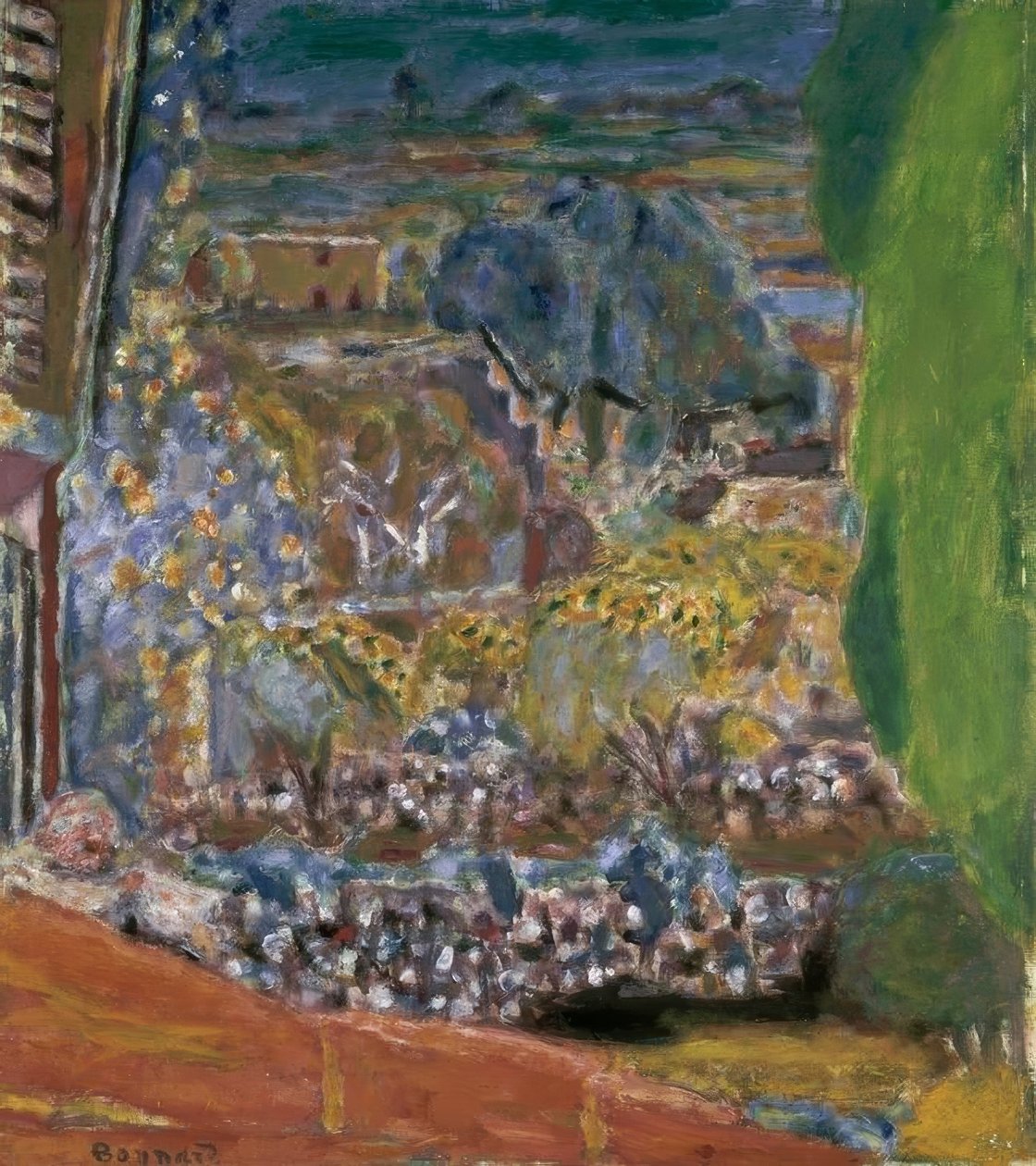 Tájkép vörös tetőkkel alkotó: Pierre Bonnard