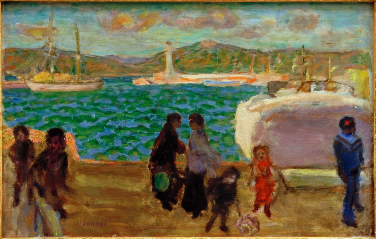 A ködös öböl (mistrális égbolt) alkotó: Pierre Bonnard