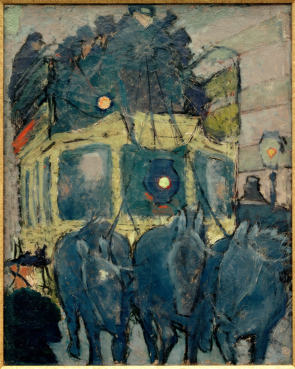 Lomnibusz "Panthéon-Courcelles" alkotó: Pierre Bonnard