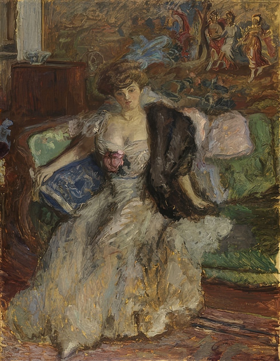 Godebska Medve. 1908 alkotó: Pierre Bonnard