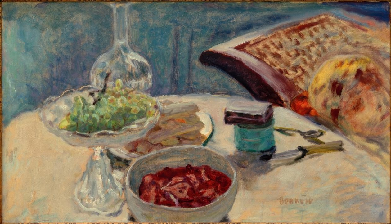 Csendélet figurával (Marthe Bonnard) alkotó: Pierre Bonnard