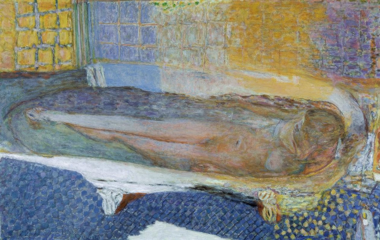 Meztelenül a fürdőben alkotó: Pierre Bonnard