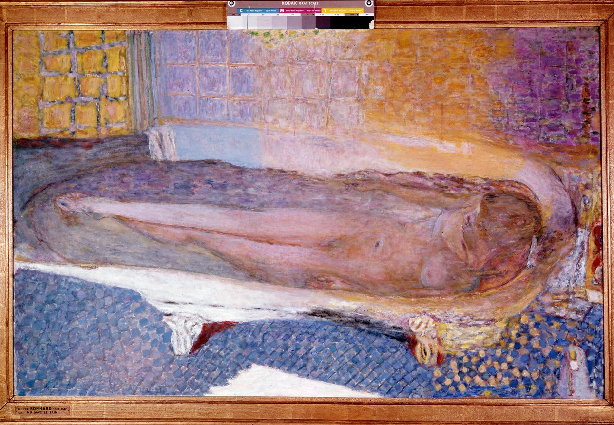 Akt a fürdőben alkotó: Pierre Bonnard
