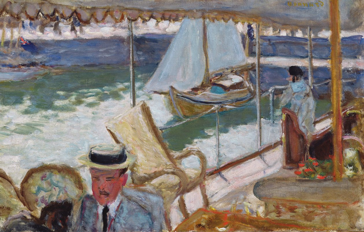 A jachton, 1912 alkotó: Pierre Bonnard