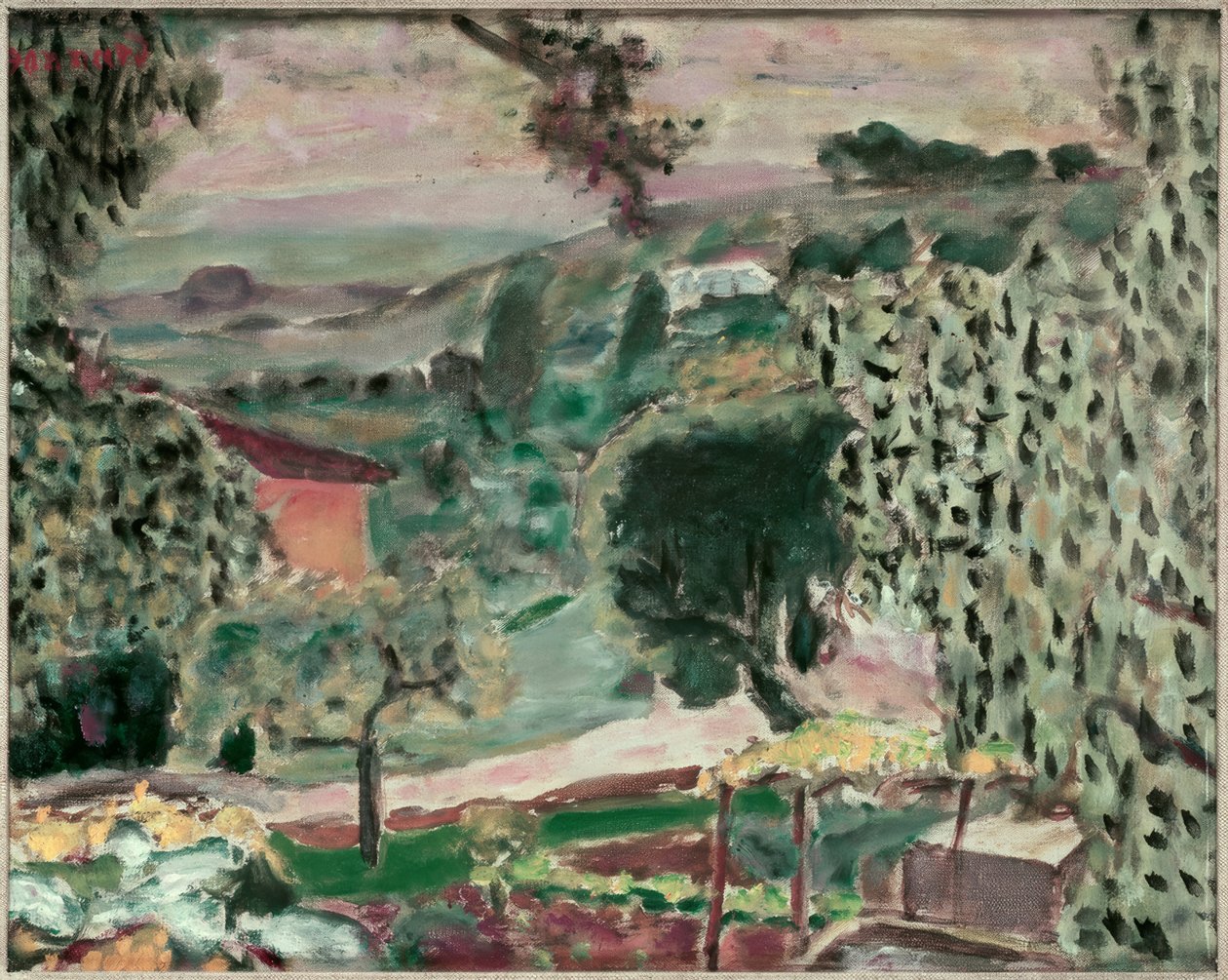 Cannet táj alkotó: Pierre Bonnard