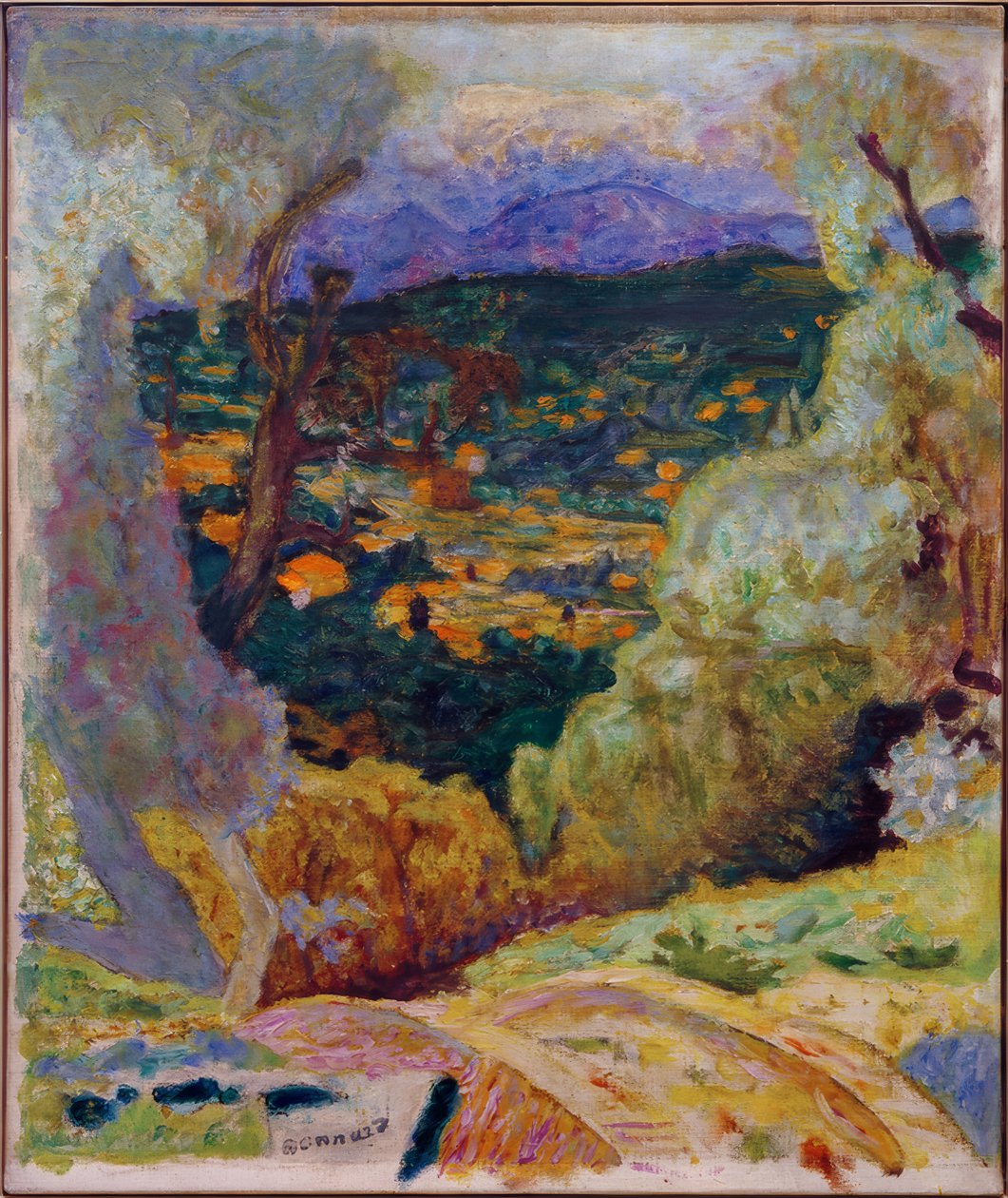 Déli táj: Le Cannet alkotó: Pierre Bonnard