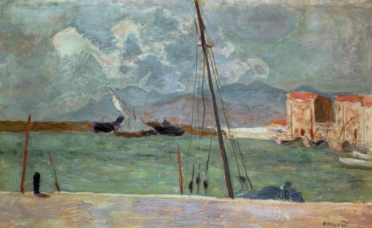 Cannes kikötője alkotó: Pierre Bonnard