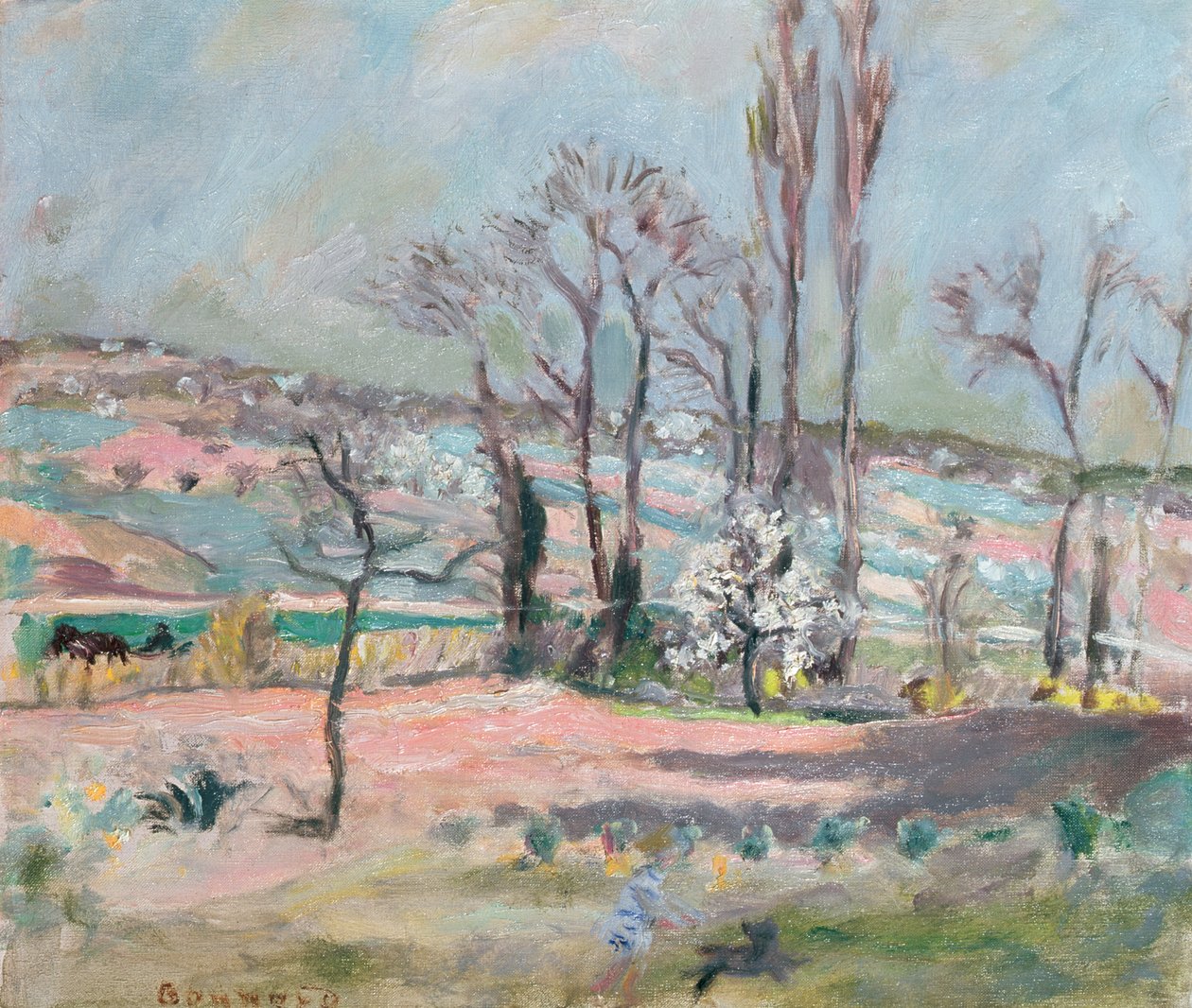 Tavaszi táj alkotó: Pierre Bonnard