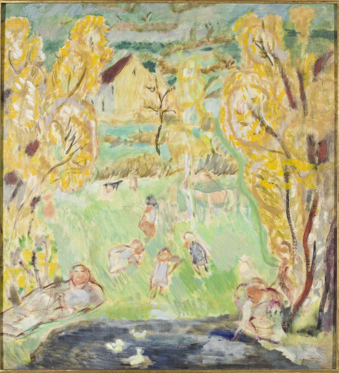 Tavaszi tanulmány, 1912. alkotó: Pierre Bonnard
