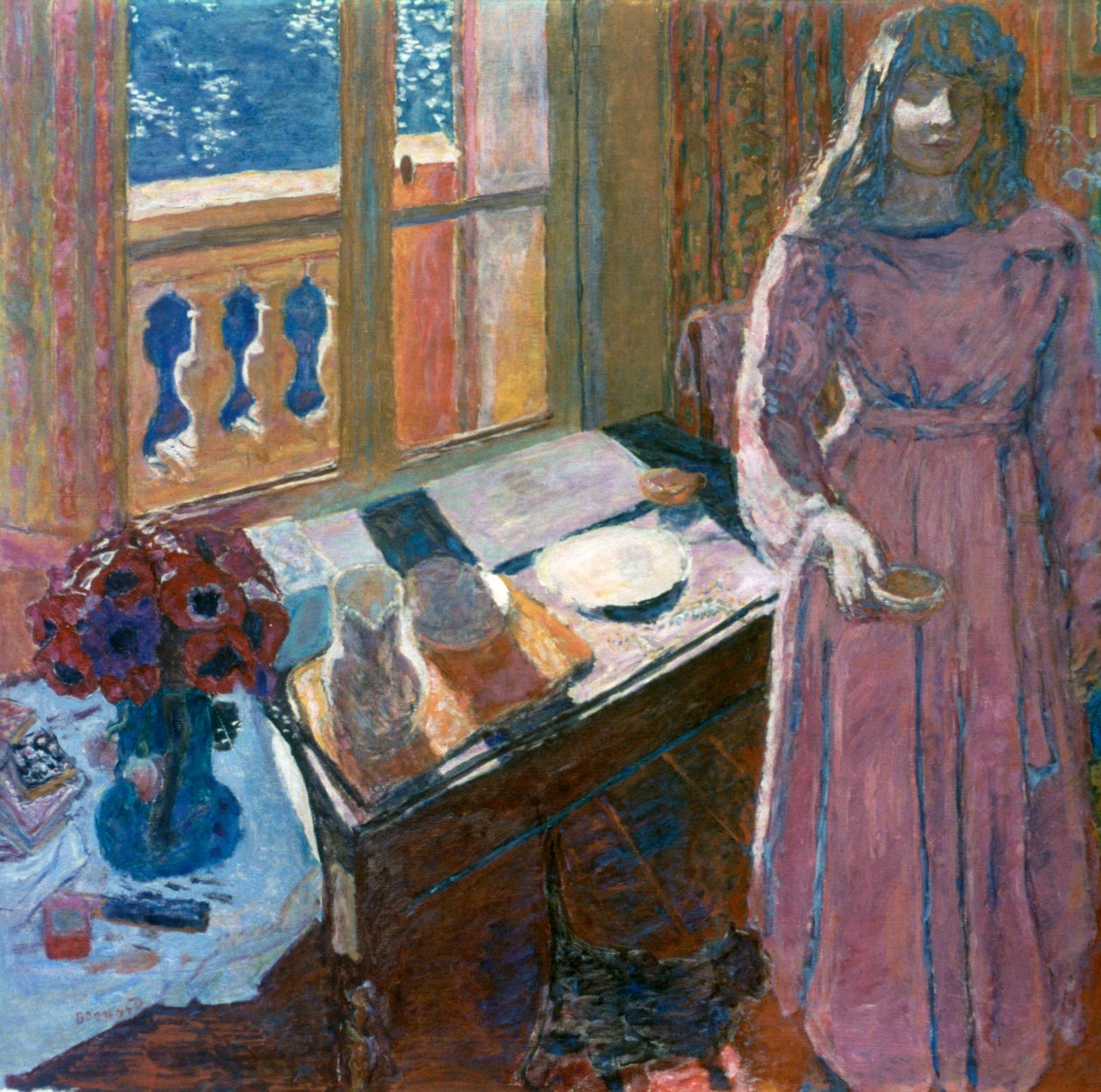 A Bowl of Milk, 1919 alkotó: Pierre Bonnard