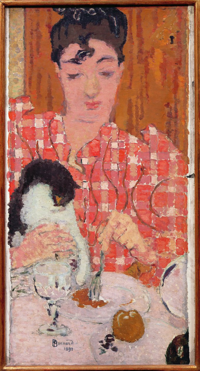 A kockás blúz, 1892 alkotó: Pierre Bonnard