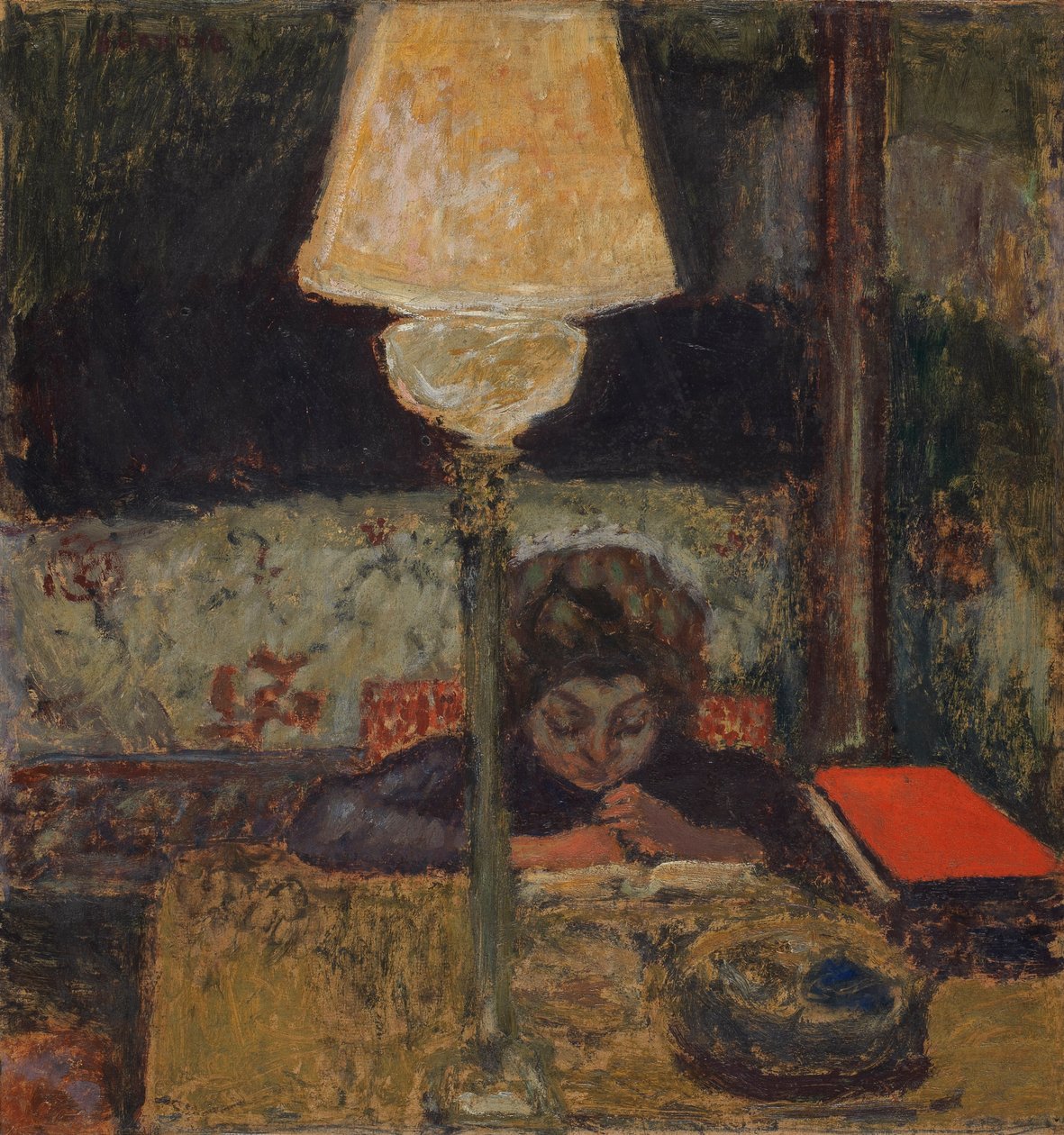 Az olajlámpa, 1898-1900 körül alkotó: Pierre Bonnard
