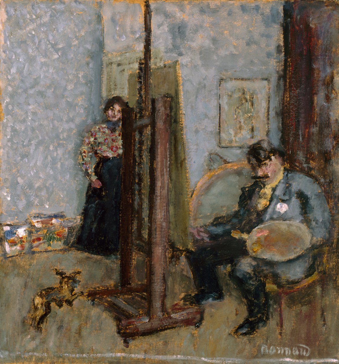 A festőstúdió alkotó: Pierre Bonnard