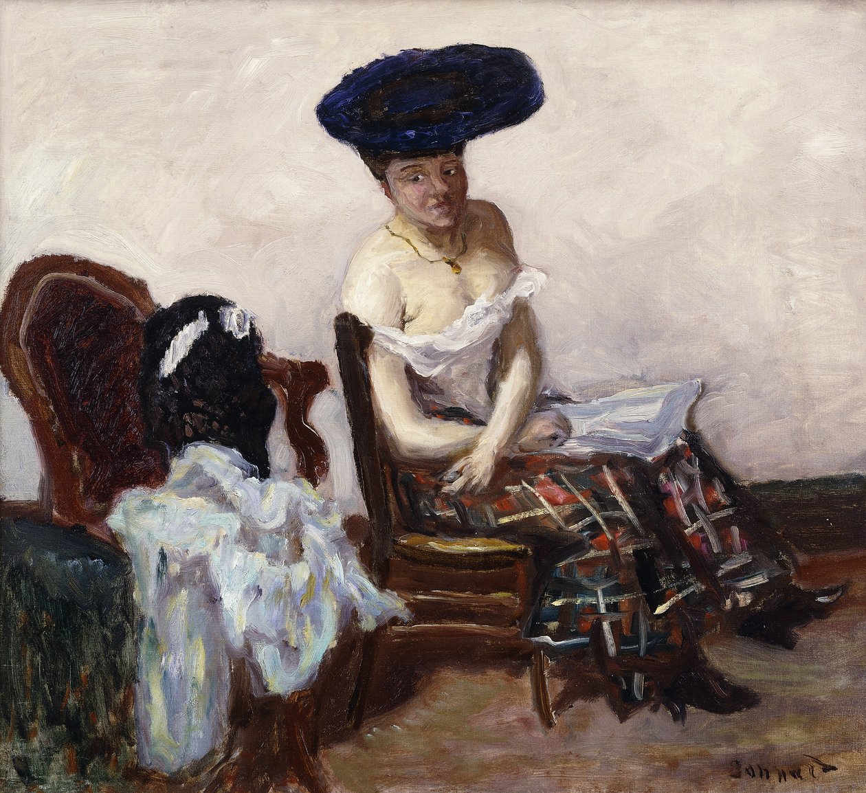 A skót alsószoknya; A skót alsószoknya alkotó: Pierre Bonnard