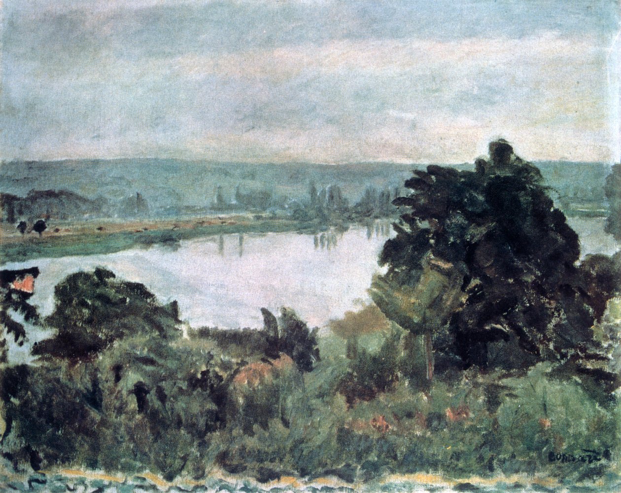 A Szajna Vernon közelében, 1911 alkotó: Pierre Bonnard