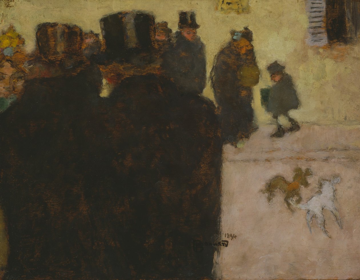Az utca télen alkotó: Pierre Bonnard