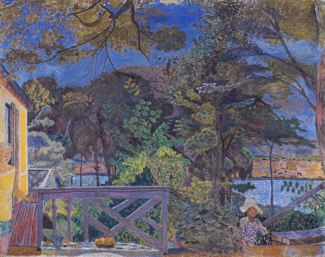 A vernoni terasz, 1928 alkotó: Pierre Bonnard