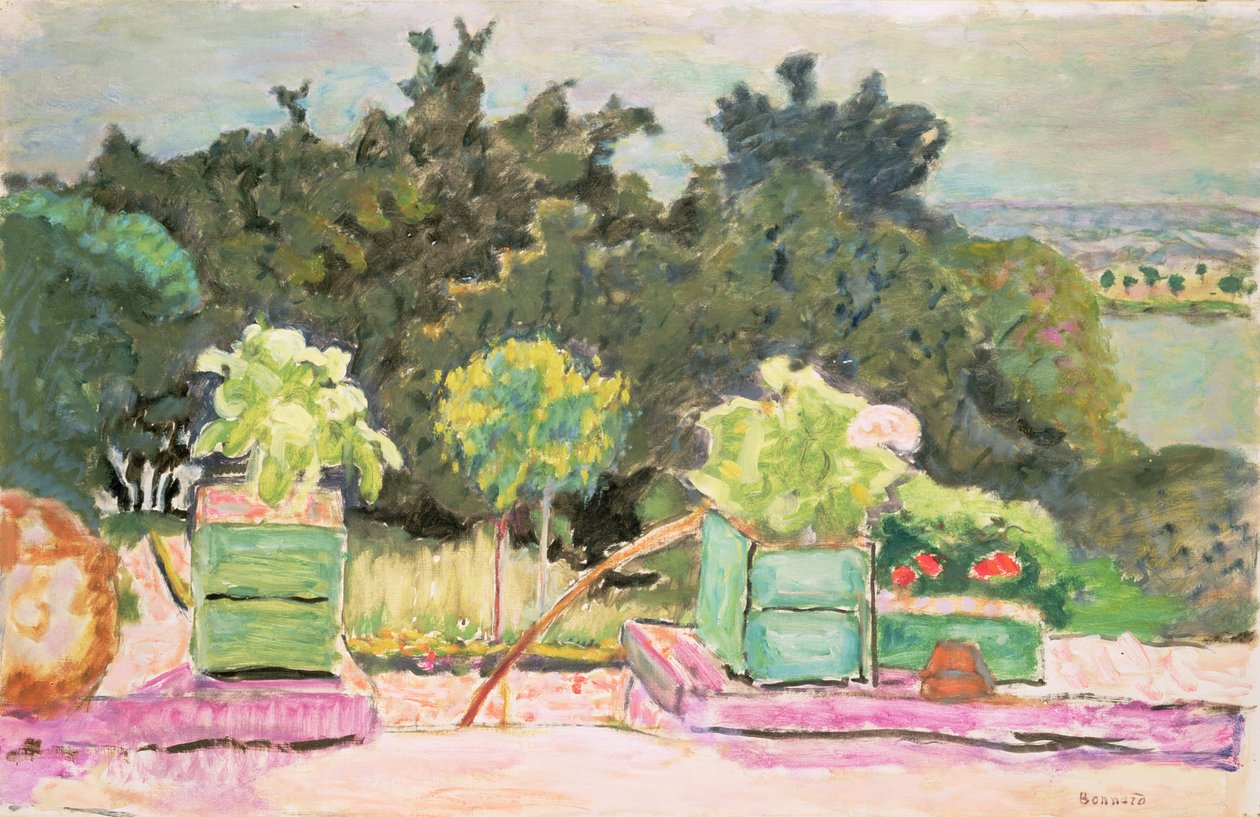 A Vernonnet-i terasz, 1913 alkotó: Pierre Bonnard