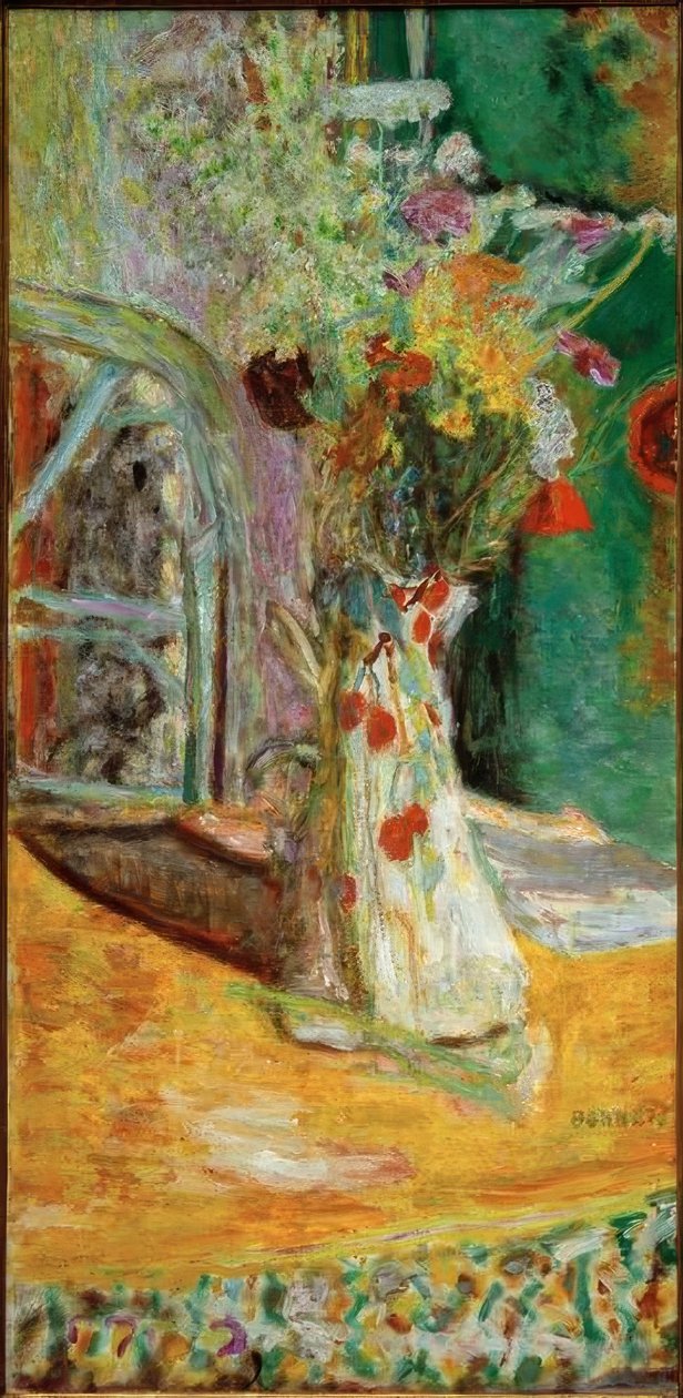 Váza virágokkal alkotó: Pierre Bonnard
