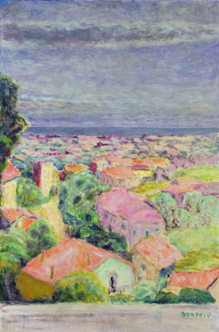 Cannet képe, 1940 körül (olaj, vászon) alkotó: Pierre Bonnard