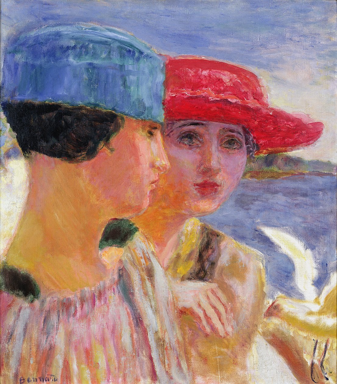 Fiatal nők sirállyal, 1917 alkotó: Pierre Bonnard