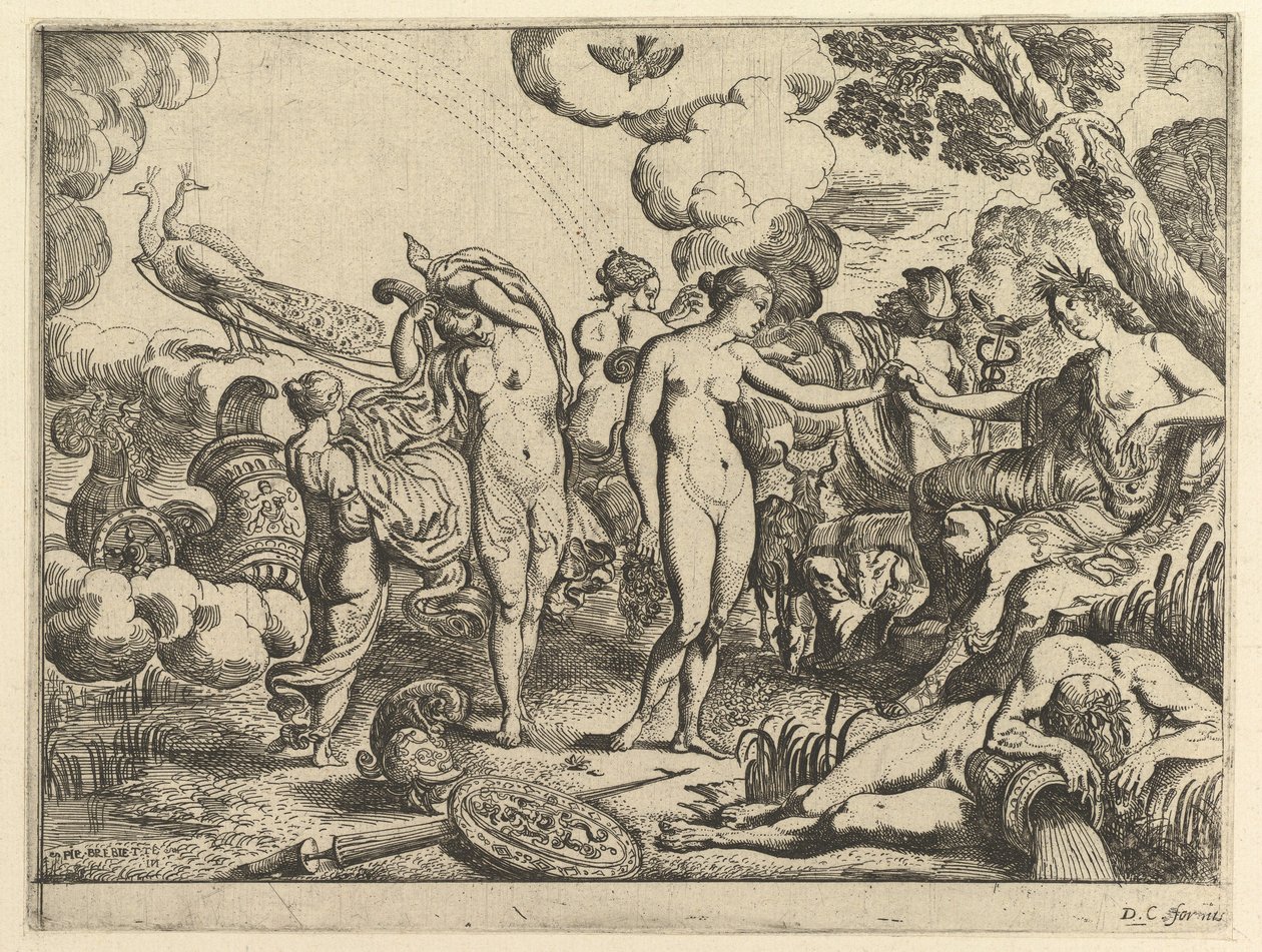 Párizsi ítélet, 1610-42. alkotó: Pierre Brebiette