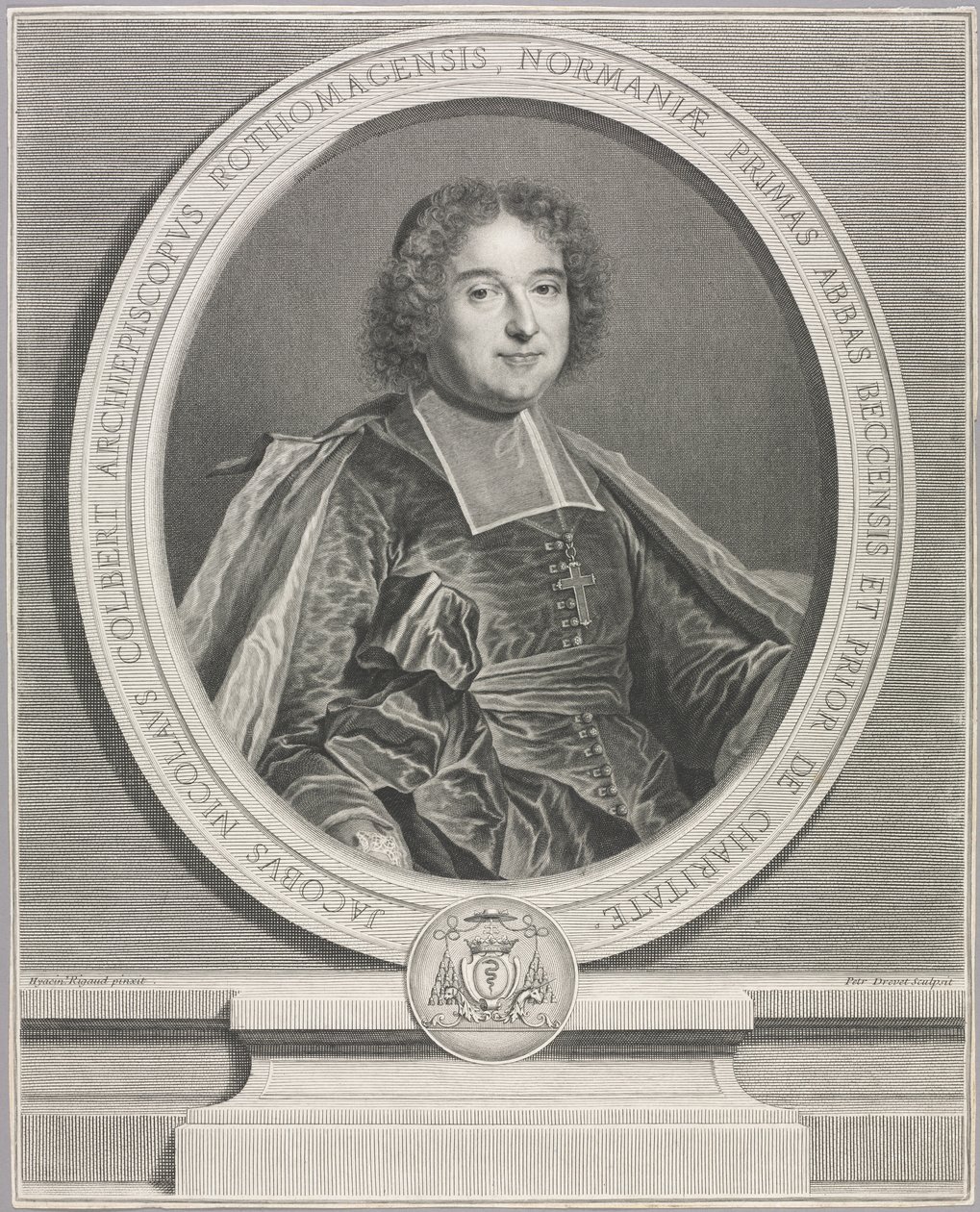 Jacques-Nicolas Colbert alkotó: Pierre Drevet