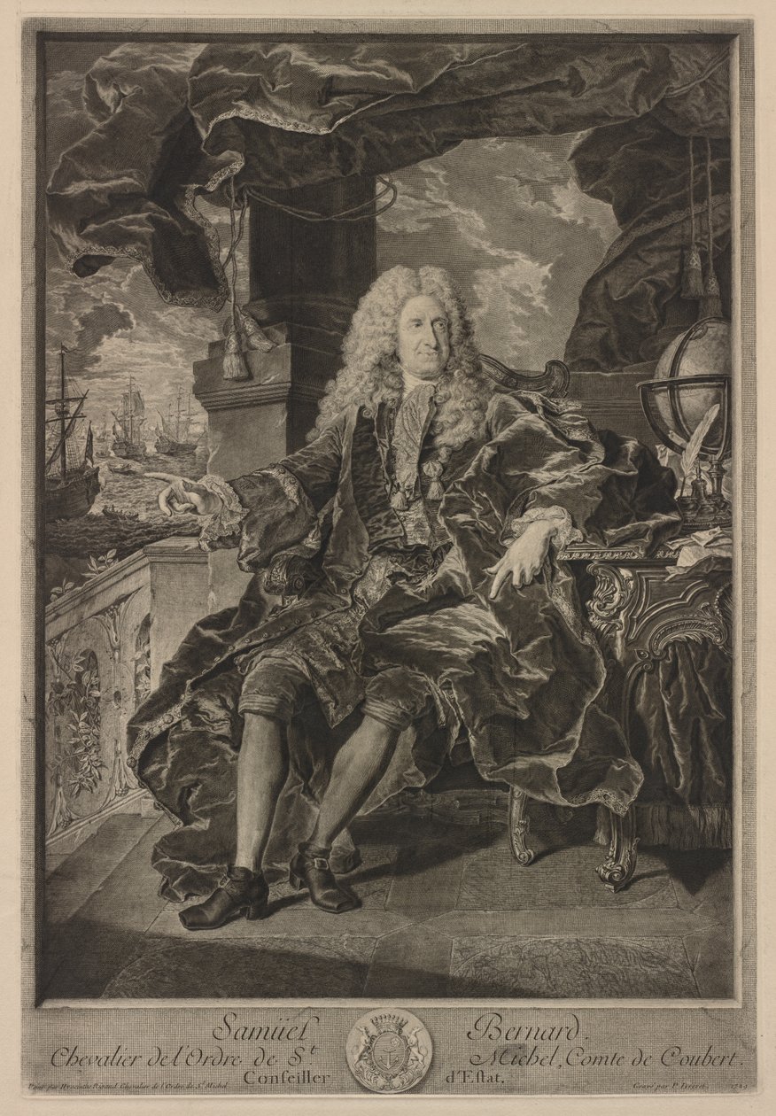 Samuel Bernard alkotó: Pierre Drevet