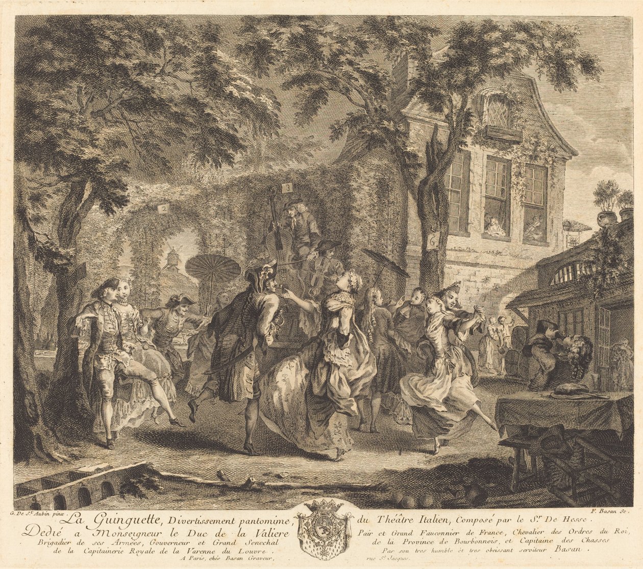 A kocsma, 17611762. alkotó: Pierre François Basan