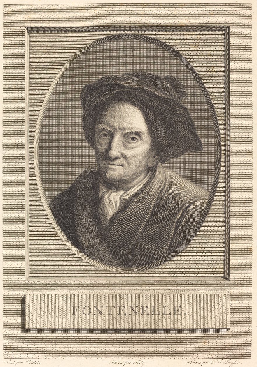 Fontenelle alkotó: Pierre Gabriel Langlois after Guillaume Voiriot after Jean Jacques Forty