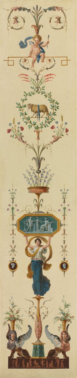 Dekoratív panel alkotó: Pierre II Rousseau