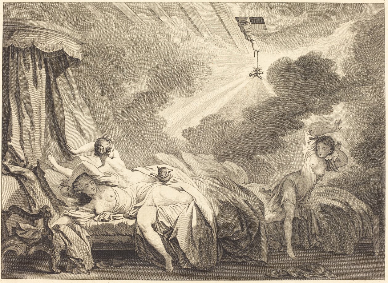 A tűzijáték. alkotó: Pierre Laurent Auvray