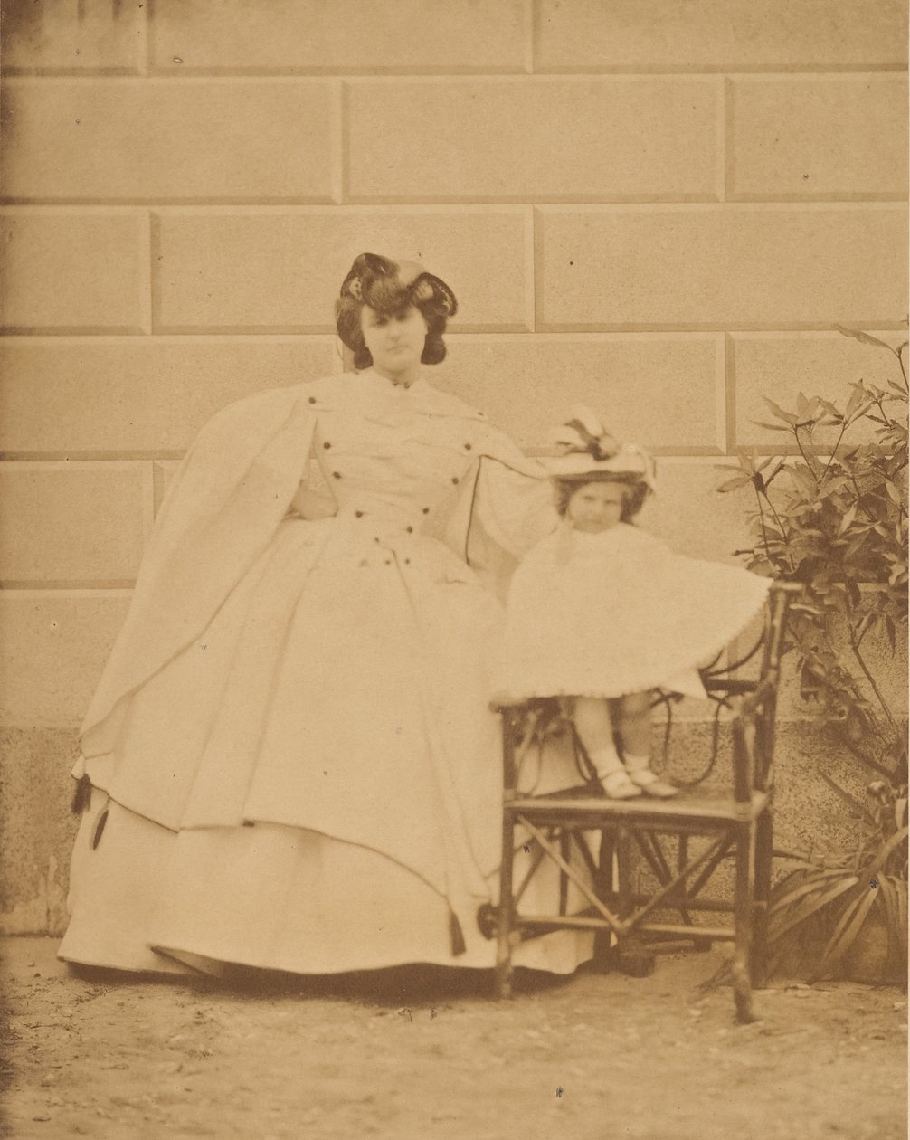 Az anya és a vőlegény, 1860-as évek. alkotó: Pierre Louis Pierson