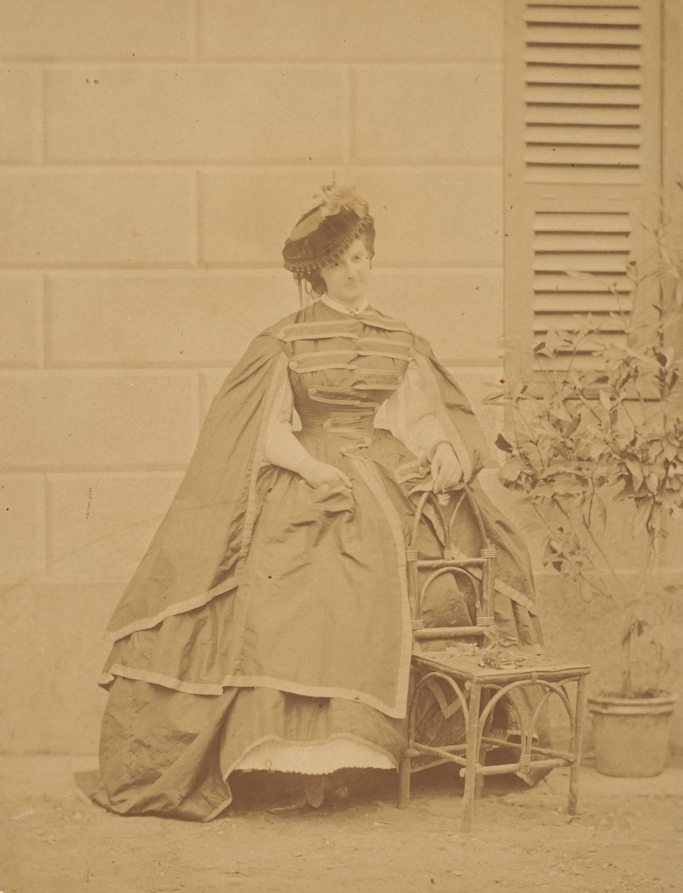 A taft ruha, 1860-as évek. alkotó: Pierre Louis Pierson