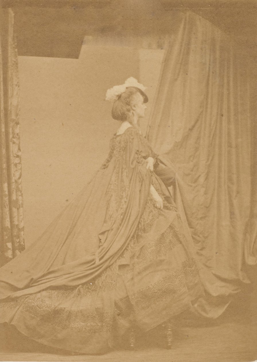 A másik tollas kalap, 1860-as évek. alkotó: Pierre Louis Pierson