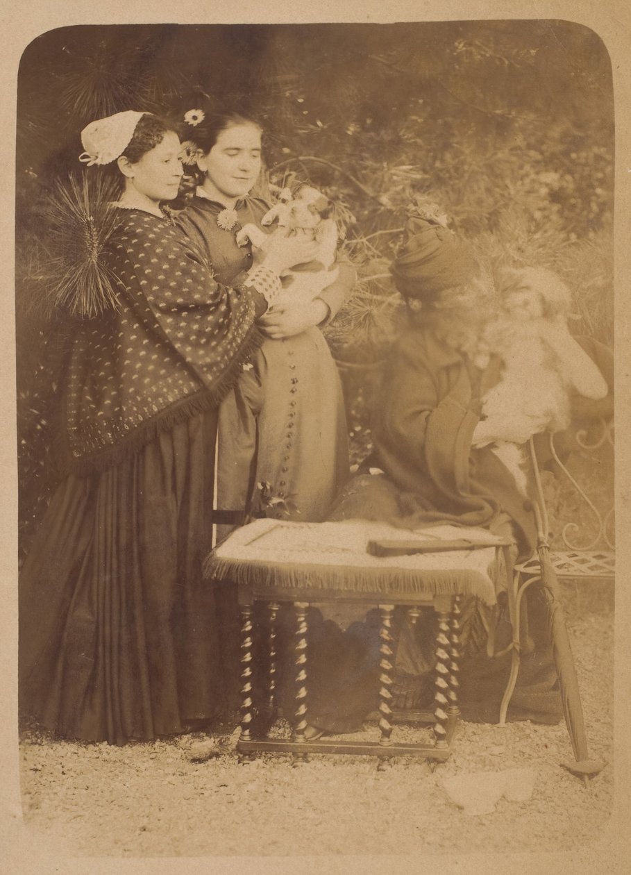 A kutyák, 1860-as évek. alkotó: Pierre Louis Pierson