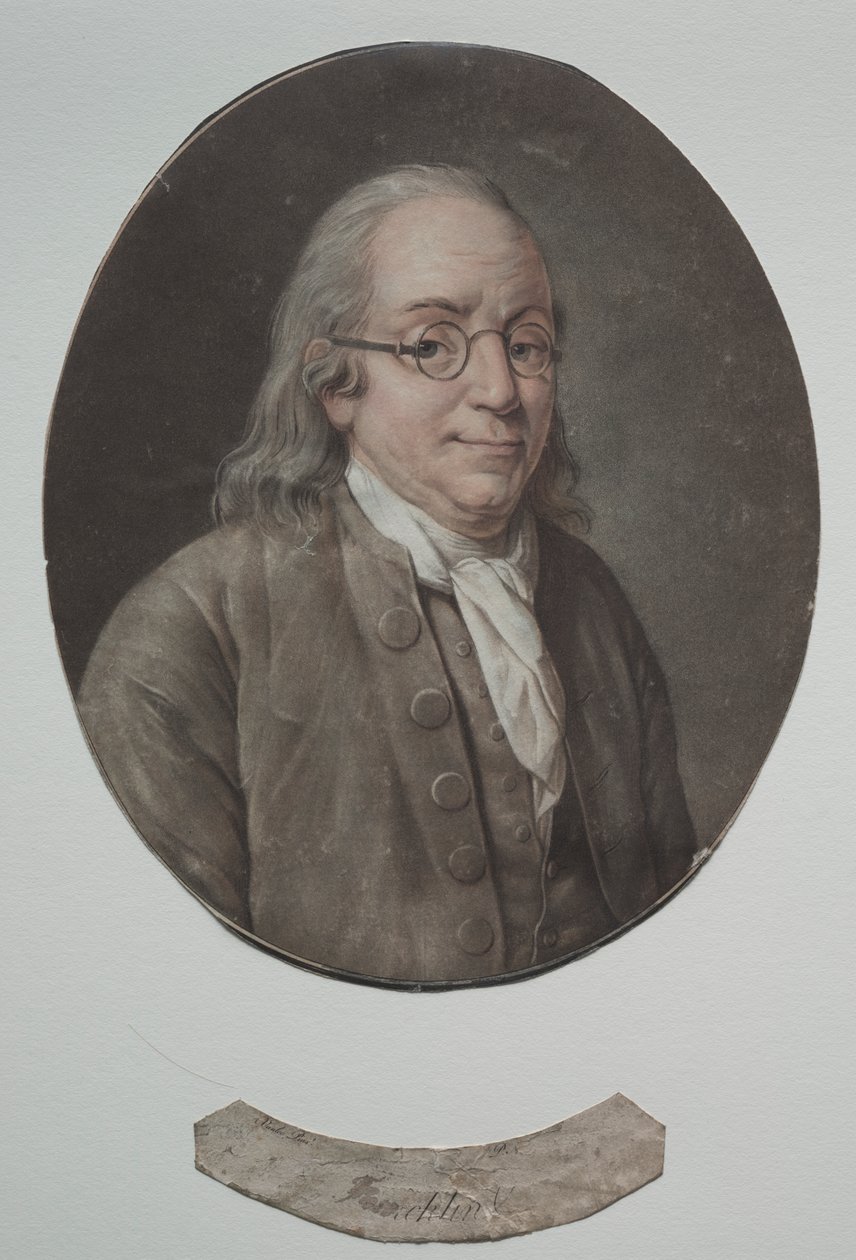 Benjamin Franklin alkotó: Pierre Michel Alix