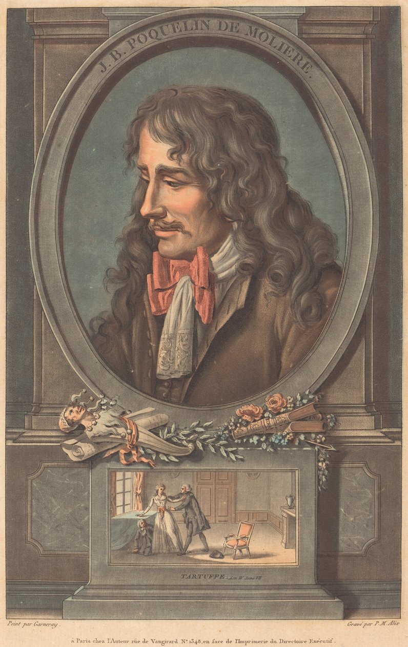 J.B. PO Cholind Moliere. alkotó: Pierre Michel Alix