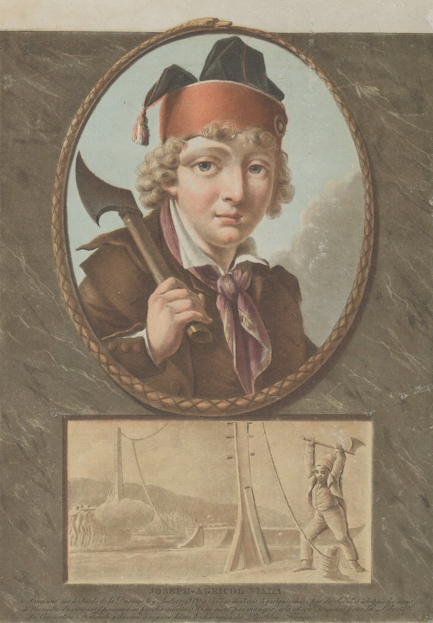 Joseph-Agricol Viala, Sablet után, kb. 1795. alkotó: Pierre Michel Alix