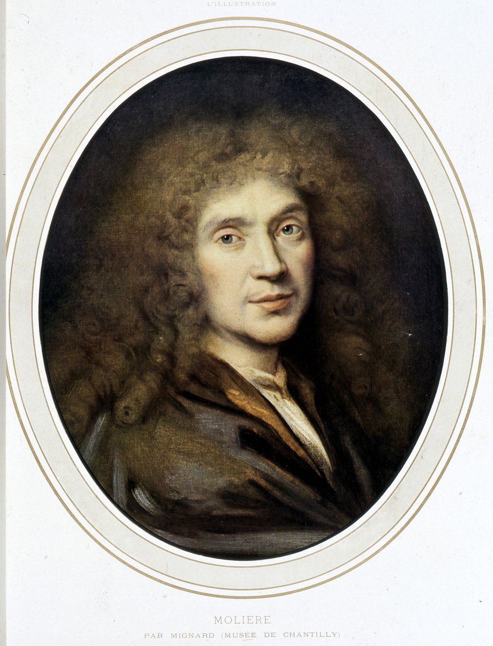 Molière by Mignard - Chantilly Múzeum alkotó: Pierre Mignard