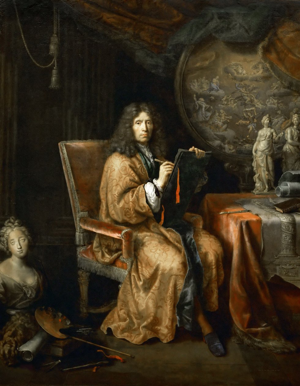 Önarckép, 1680 és 1690 között. alkotó: Pierre Mignard