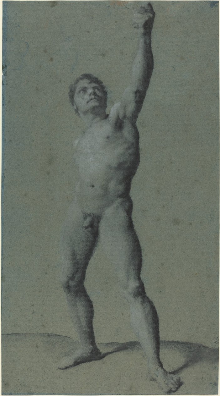 Férfi akttanulmány alkotó: Pierre Paul Prud