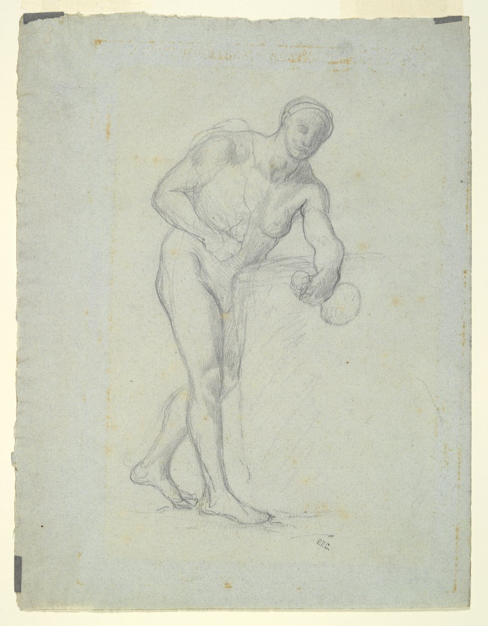 Aktfigura lombikkal alkotó: Pierre Puvis de Chavannes