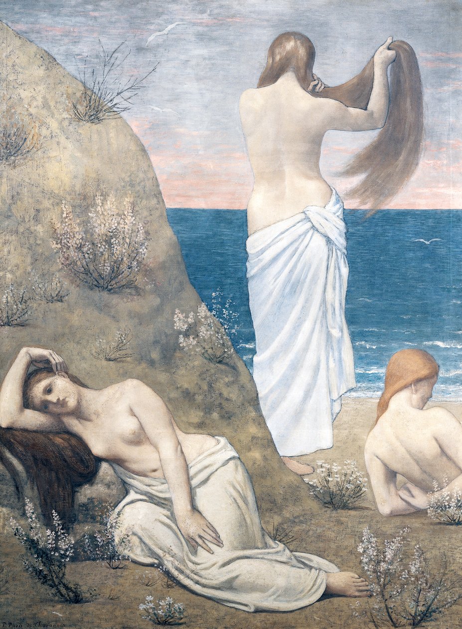 Fiatal lányok a tengerparton alkotó: Pierre Puvis de Chavannes